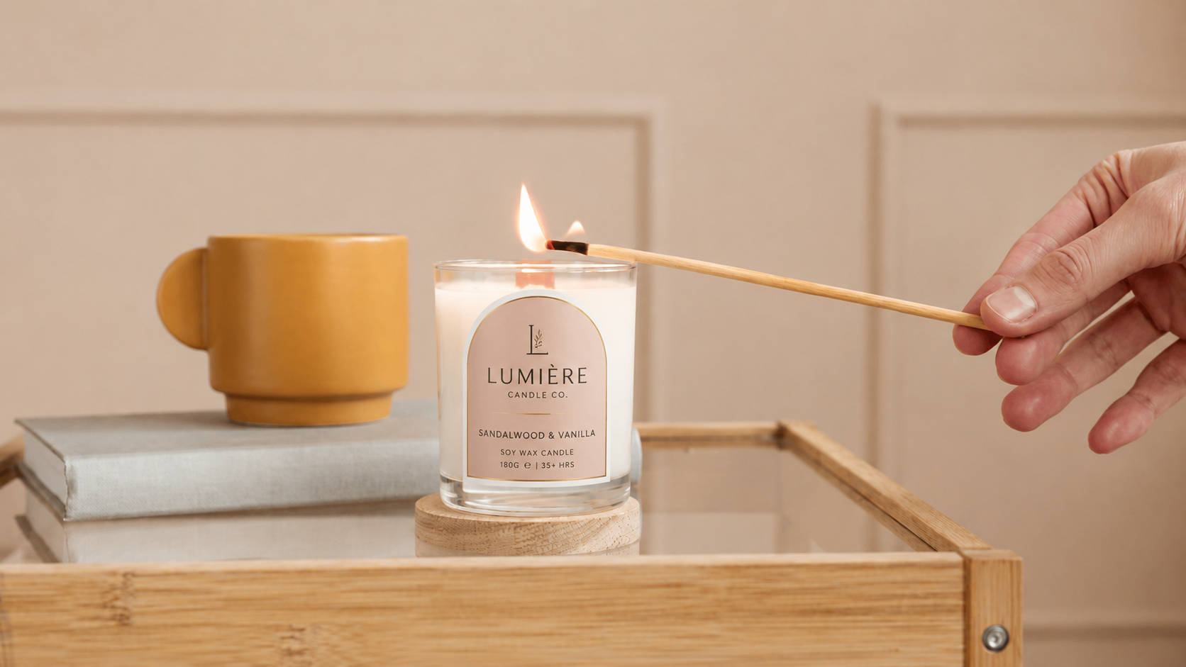 Candle label image